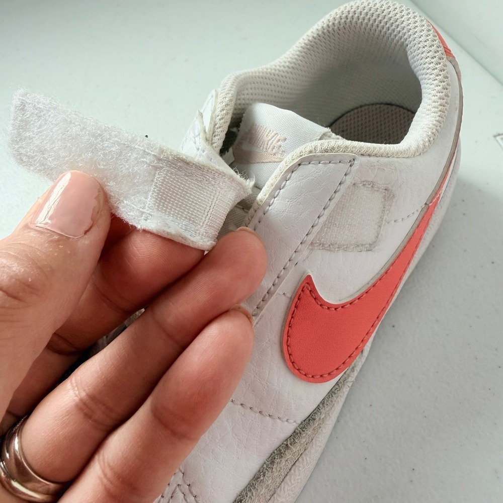 Nike Blazer Low '77 White Echo Pink Magic Ember DA4075-130 Kids Sz 13 - Picture 7 of 11